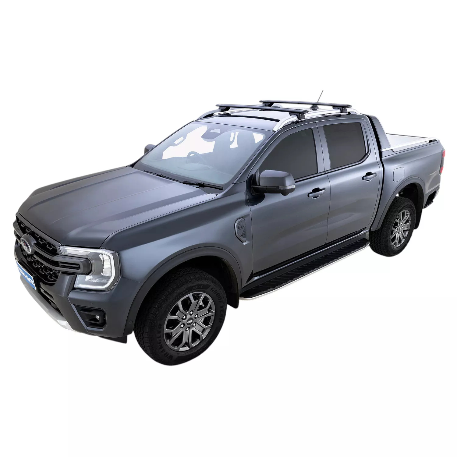 Kit 2 barres de toit RHINO RACK Vortex Ford Ranger Raptor 2022+